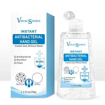 

Nano Silver Ion Disinfection Gel Antibacterial Personal Hygiene Cleaning Supplies Disposable No Clean Waterless Hand Gel TSLM1