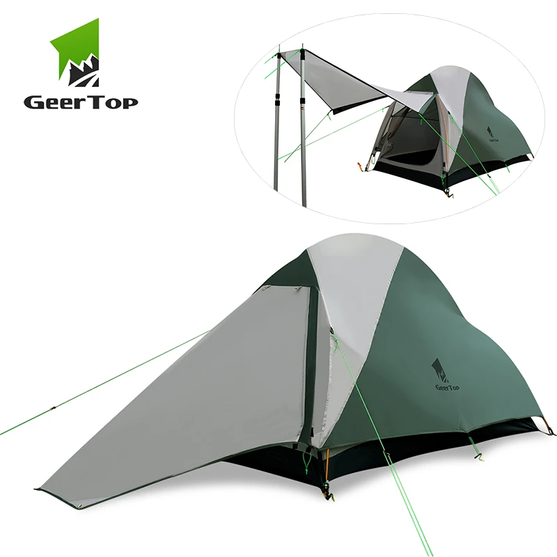 GEERTOP Ultraleicht Camping Zelt 1 Person 3 4 Saison Leichte Wasserdichte  Zelte Einfach Setup Freistehende Kuppel Zelt für outdoor|Tents| - AliExpress