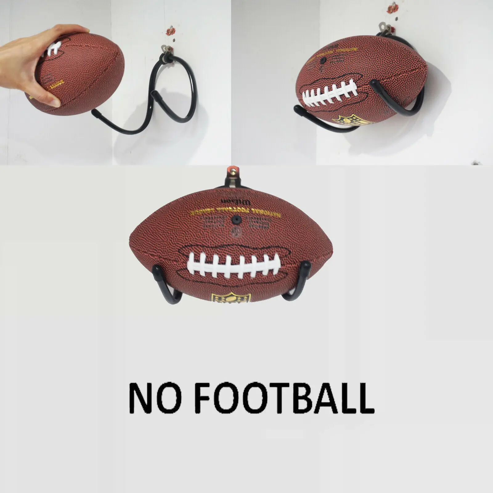 

Ball Stand Holder Display Rugby Football for AFL Leather Replica Training Ball