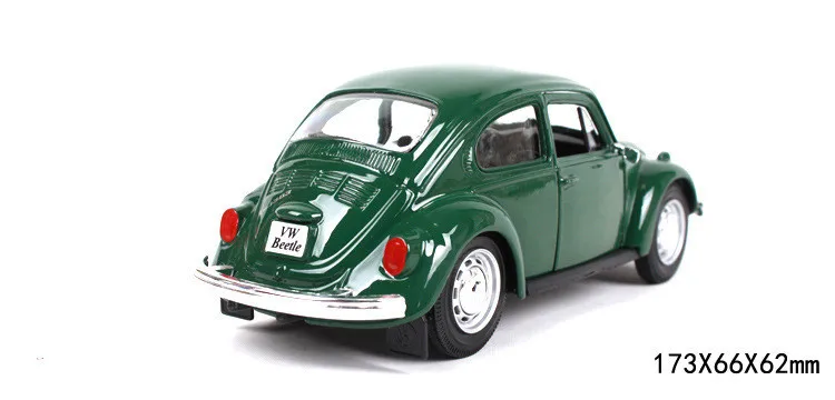 Изысканная 1:24 классическая модель из сплава жука, имитация Литье металла под давлением 3 двери раздвижные модели автомобиля, сбор подарков