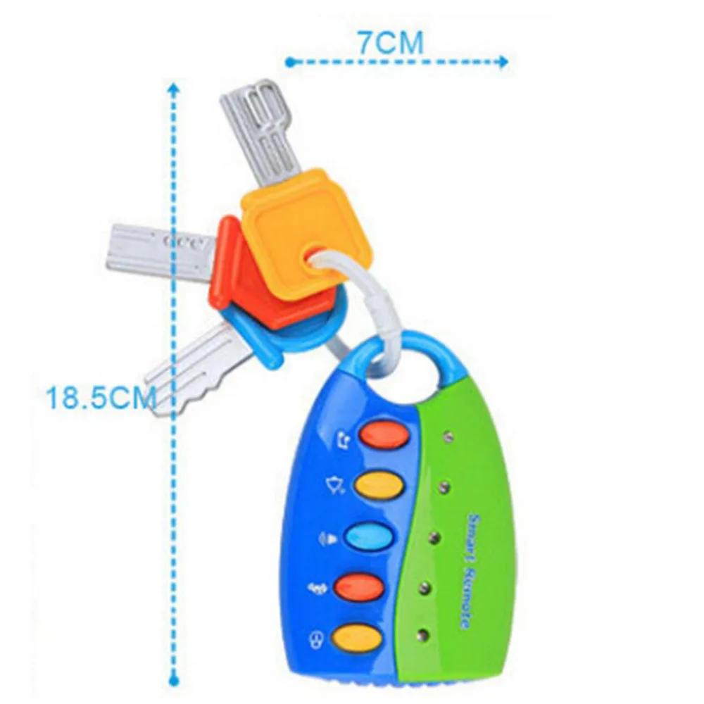 Приколы и розыгрыши 1 шт. музыкальная Автомобильная игрушка-ключ детская игрушка 10 см умный пульт дистанционного управления голоса ролевые игры образование безопасный экологичный ABS
