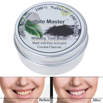 

10ml Natural Bamboo Activated Charcoal Tooth Whitening Powder Cleaning Teeth Plaque Tartar Removal Coffee Stains