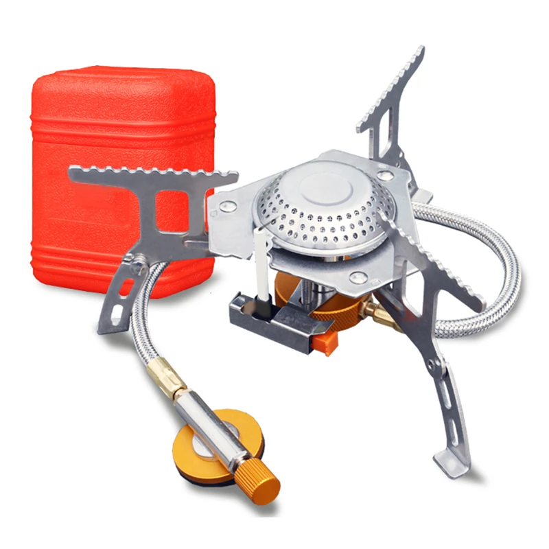 Desert&Fox Backpacking Gas Stove Portable Folding Gas Burner Foldable