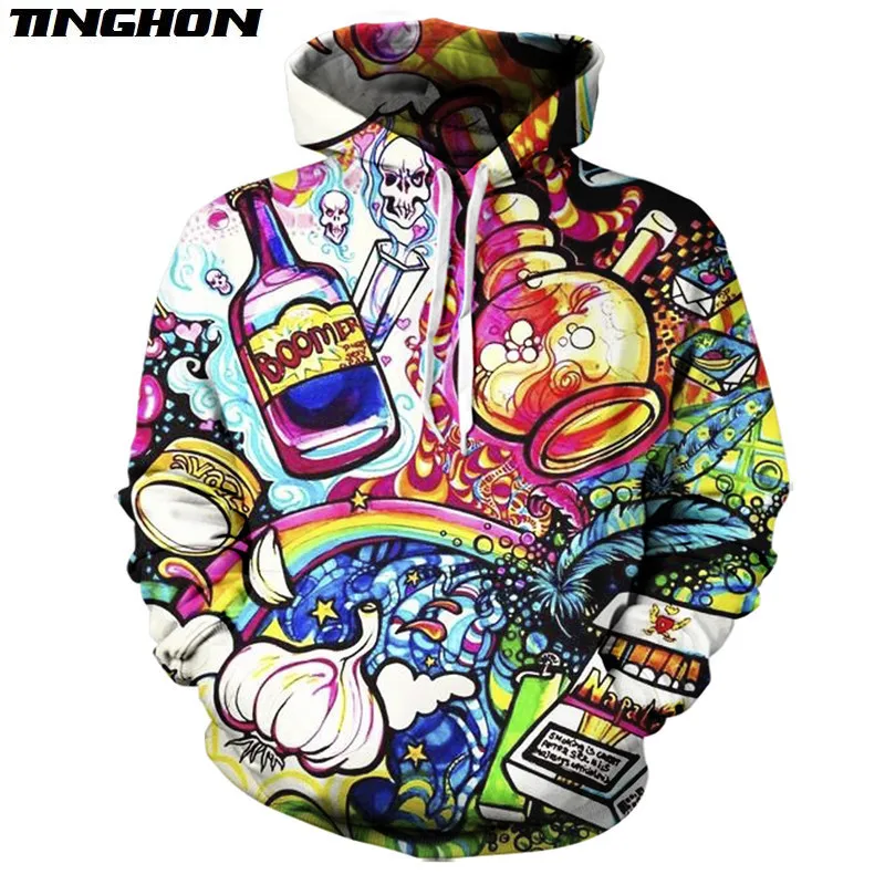 

Funny Hoodies Spiritual Ink Painting Men's Sweatshirt Tops Rock&roll Harajuku Hoody Casual Pullover Plus Size XS 6XL 7XL