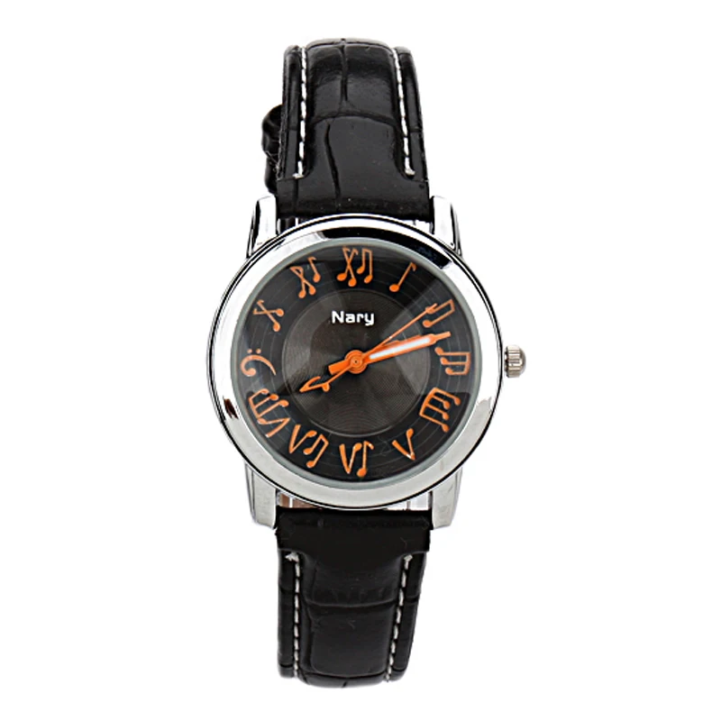 Модные кварцевые часы для женщин, музыкальные часы, Лидирующий бренд Nary, кожаный ремешок, аналоговые кварцевые наручные часы relojes para mujer