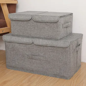 

Square Foldable Storage Box Storage Organizers Sealed Dust Proof Box Clothes Quilt Storage Baskets With Carry Handle