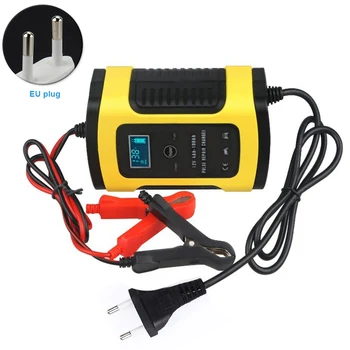 

12V 6A Practical Power Intelligent Multiple Protection Repair Full Automatic Car Battery Charger LCD Display Fast Universal
