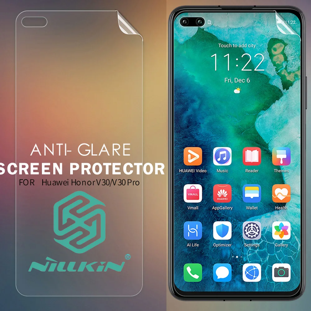 Nillkin HD Прозрачная Матовая Защитная пленка для экрана мягкая Huawei Honor View 30 Pro View30 |
