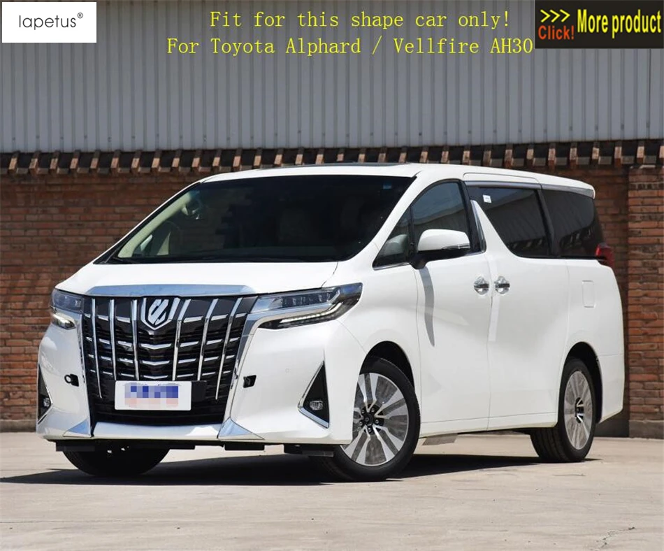 Lapetus аксессуары для Toyota Alphard/Vellfire AH30- Автомобильный багажник заднего сиденья безопасности ремень безопасности молдинг крышка комплект отделка