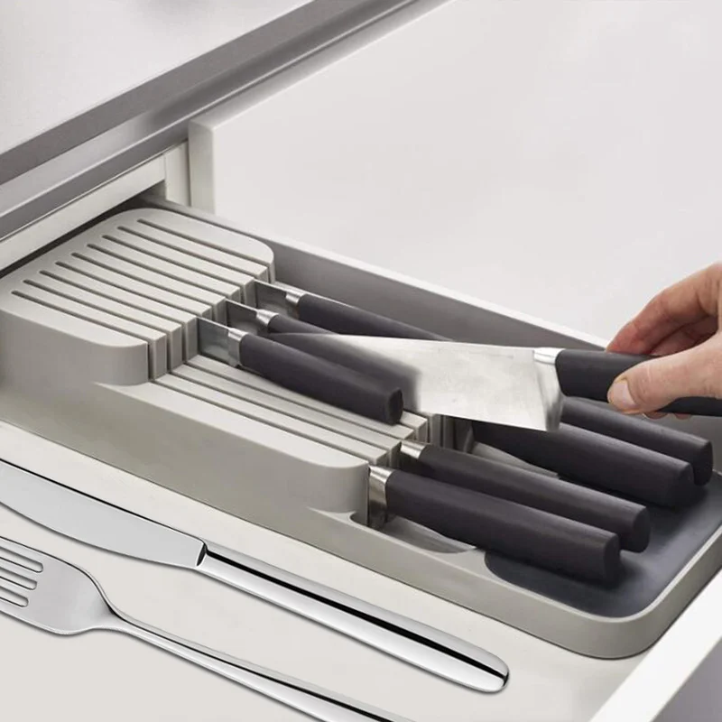 

1Pc Cutlery Storage Kitchen Drawer Organizer Tray Drawers Cutter and Cutlery Trays Home Organization and Storage Shelf Basket