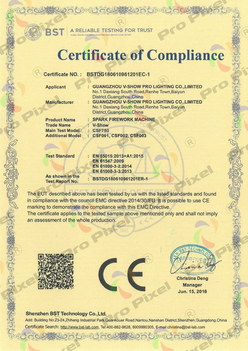 csf750证书