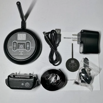 

US/UK/EU/AU Plug 500M Long Training Collar Dog Collar Distance Wireless Smart Pet Fence Rechargeable Waterproof Pet Trainer