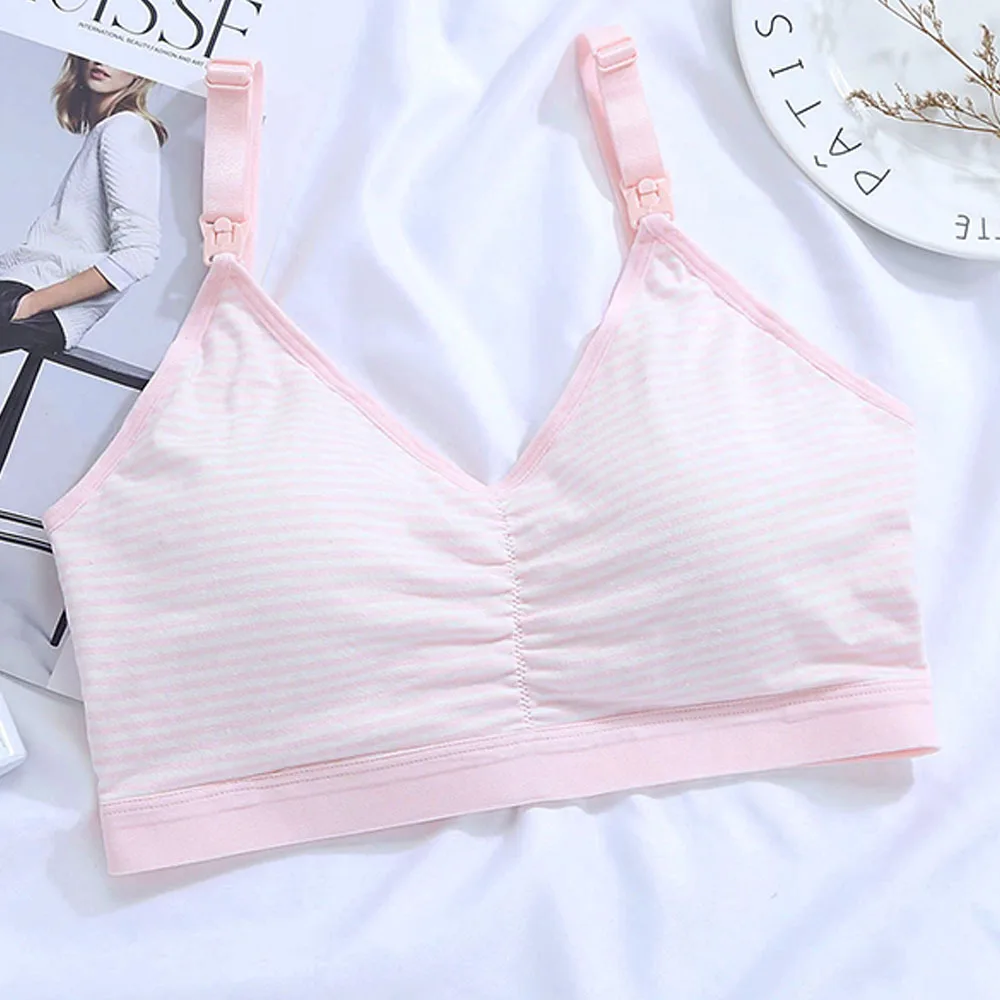 pink Одежда для беременных soutien gorge allaitement бюстгальтер для кормящих мам бюстгальтеры для кормящих женщин нижнее белье D - Цвет: pink