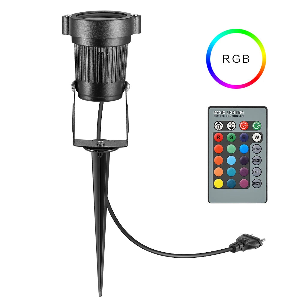 Светодиодный уличный светильник ing 12 Вт RGB газон сад заливающий ярд патио для