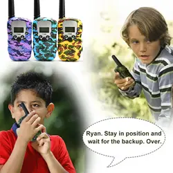 Talkies walkies portables pour enfants, longue portée, 2 pièces, UHF, T388, PMR, GMRS 