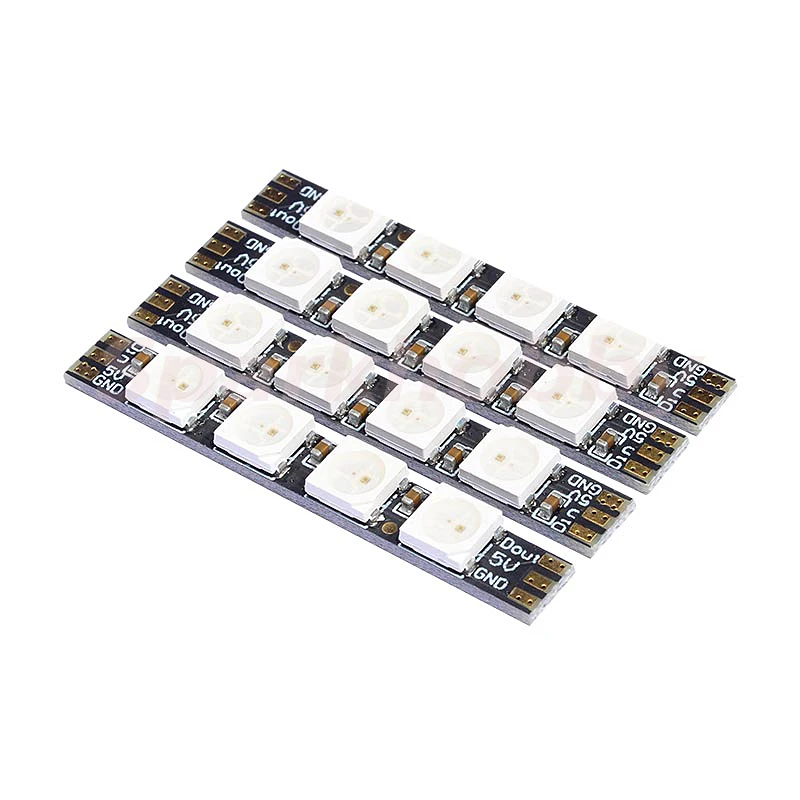 1 комплект из 4 предметов PandaRC светодиодный 0539 светильник WS2812 5V RGB программируемая