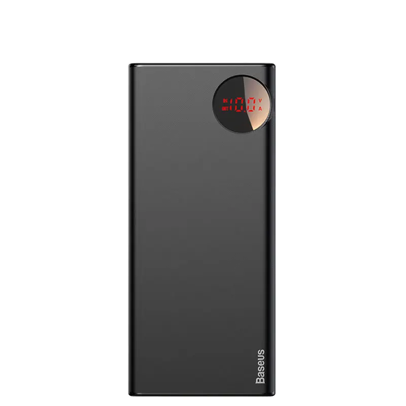 Baseus power Bank 20000 мАч Быстрая зарядка 3,0 PD 3,0 Быстрая Зарядка power bank для iPhone Xiaomi samsung Внешнее зарядное устройство - Цвет: Powerbank Black