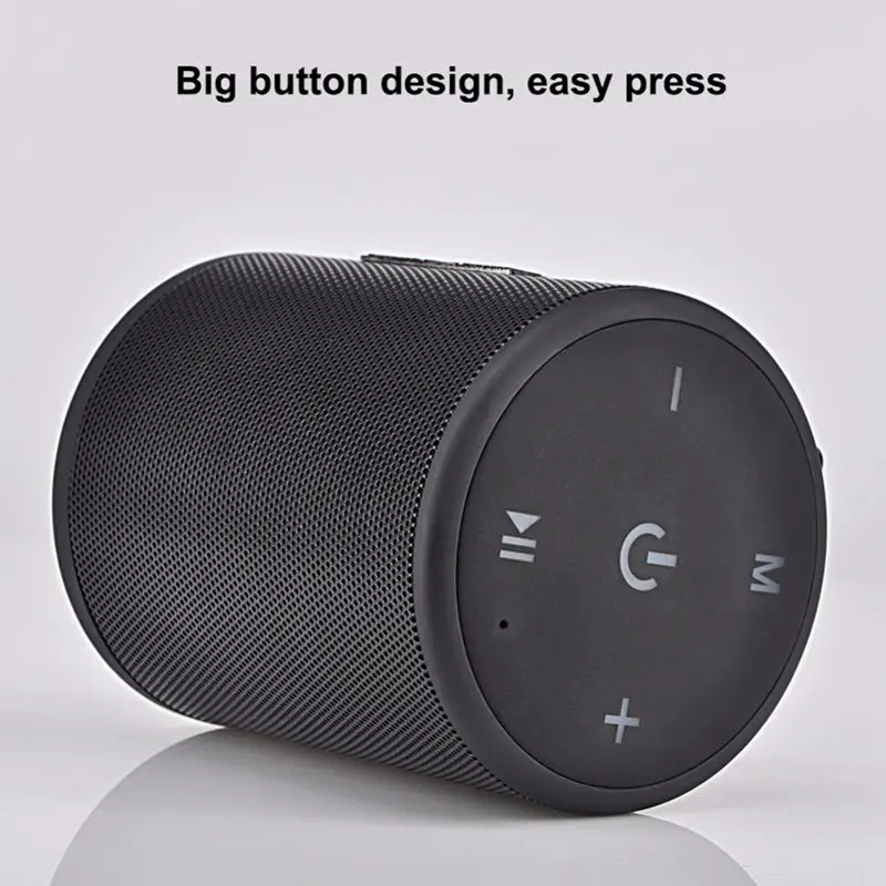 Полный светодиодный портативный Bluetooth мини-динамик беспроводной Bluetooth 4,2 стерео супер бас Музыка Открытый водонепроницаемый динамик с Tf