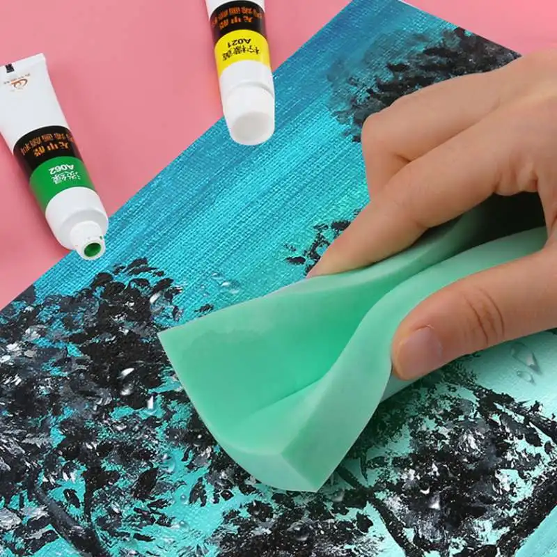 Paint Water Absorbing Sponge for Watercolor/Gouache/Acrylic/Oil Painting Cleaning Tool Art Supplies 1pc paint sponge set