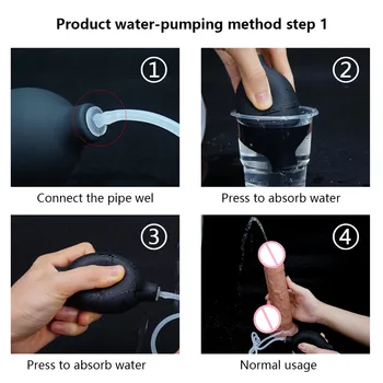 Squirting Realistic Dildo Fake Penis cock Anal Plug Ultra-Soft Ejaculating Dildos G-Spot Orgasm dildosex Toys for adults 18 3