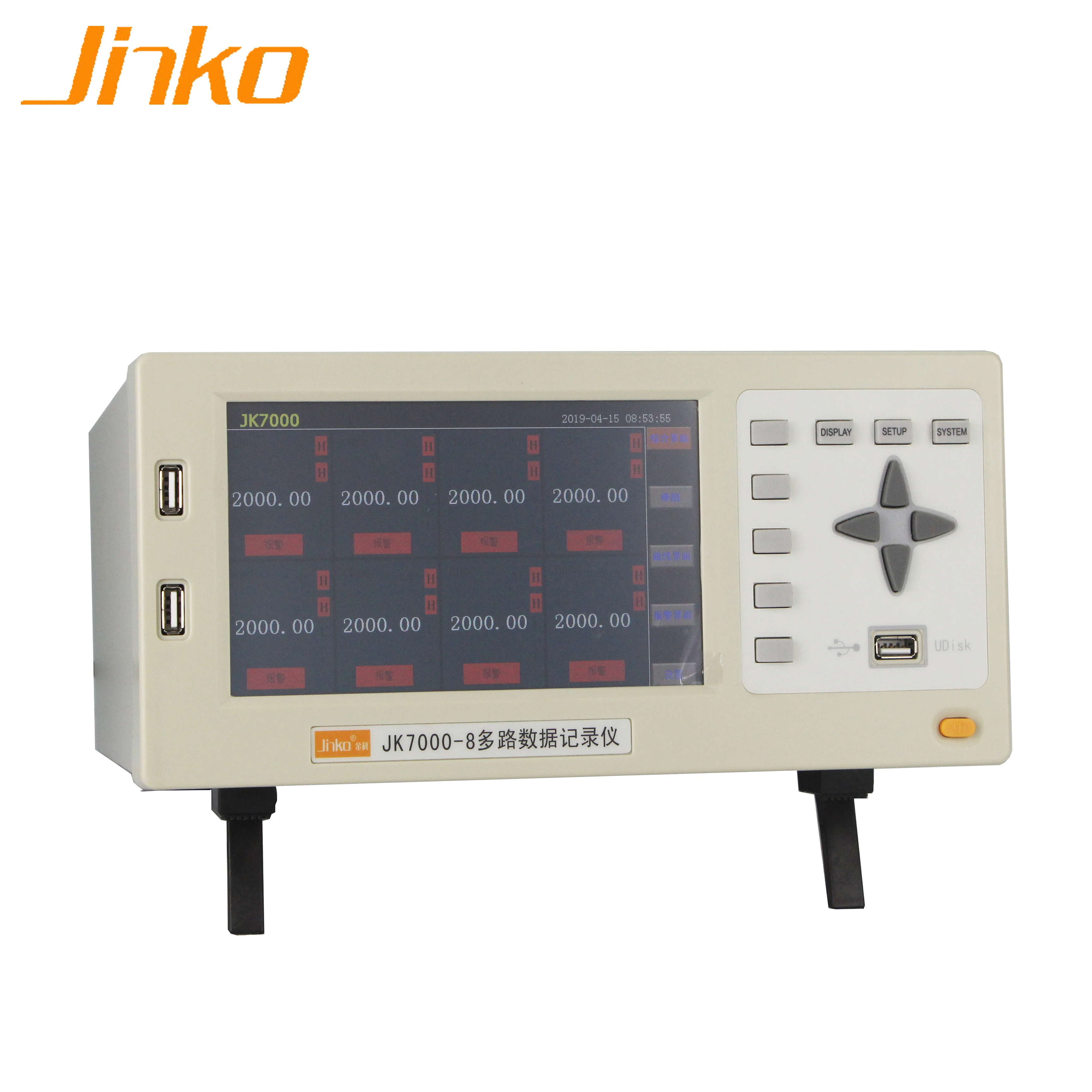

JK7000-8 Temperature and humidity acquisition instrument with 7 inch color LCD display