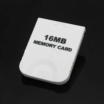 

Practical White Game 16MB Memory Card Block for Nintendo Wii Gamecube GC Game System Console 16M High Quality Game System Consol
