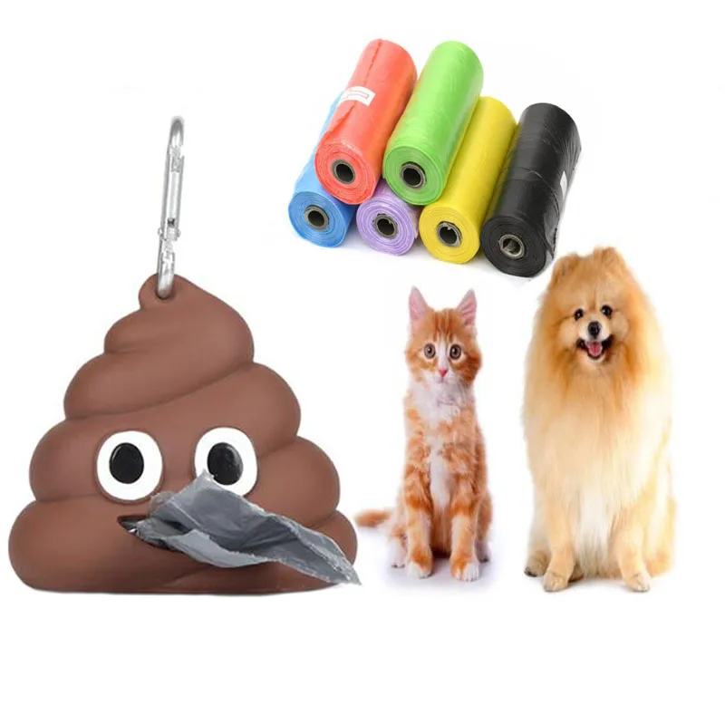 Dog Poop Bag Dispenser Funny Shape Holder Storage Box Waste Bag Dispenser Fits For Pet Poop Bags