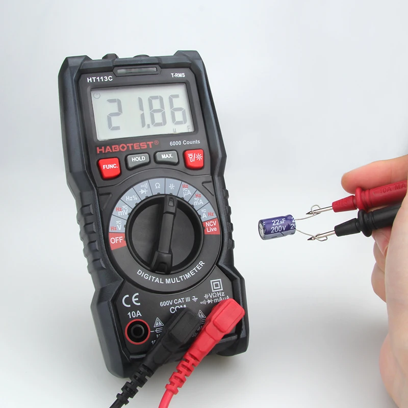 Goede Habotest Digitale Mini Multimeter Tester Profesional Transistor Tester Multitester Multi Meter
