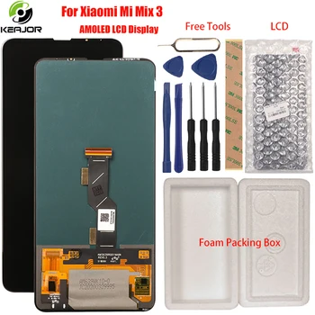 

AMOLED Display For Xiaomi Mi Mix 3 Mix3 LCD Display Touch Screen Digitizer Panel Accessories For Mi Mix 3 LCD Replacement 6.39''