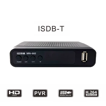 

ISDB-T Digital Terrestrial Receiver HD Digital H.264 TV Tuner LED USB PVR AC3 ISDB T TV Box Receptor