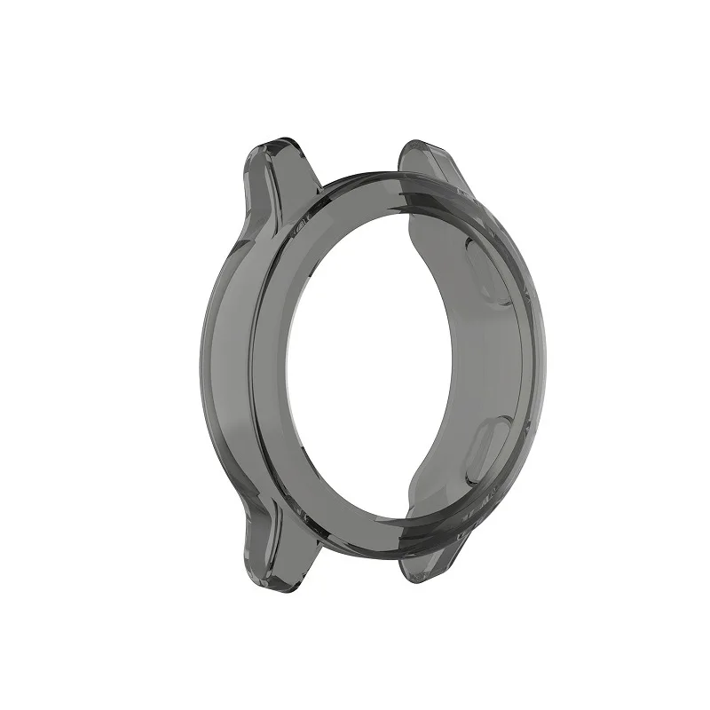 Умный чехол-рамка для браслета Garmin Vivoactive, сменный ремешок на 4 ремешка, защитный чехол для Garmin Vivoactive, 4S, корпус для часов - Цвет: Black