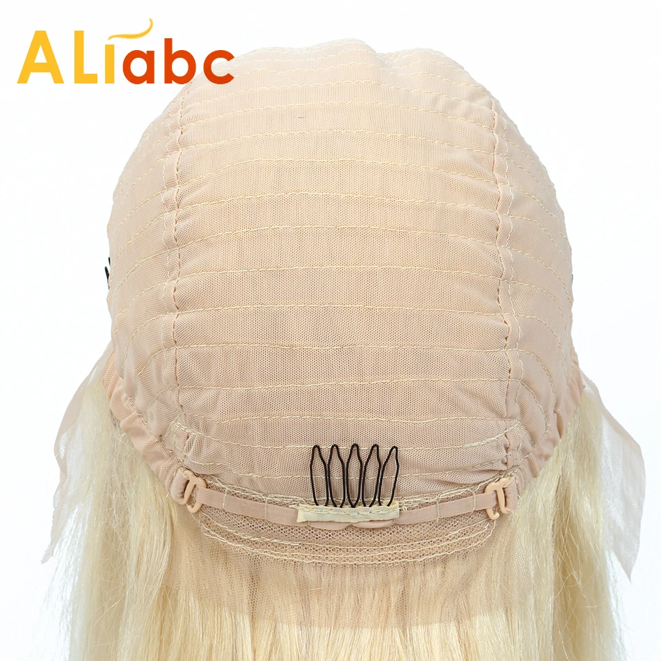 Aliabc 13x4 светлые Синтетические волосы на кружеве Парики Малайзии#613 короткий Боб Синтетические волосы на кружеве человеческих волос парики для чернокожих Для женщин Синтетические волосы на кружеве парик
