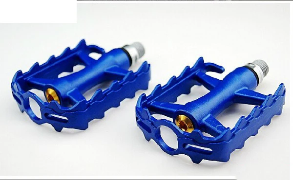 Роликовые велосипедные Подшипники педали горный велосипед педали mtb alu дорожные педали для мотоцикла de bicicleta mtb Сверхлегкий 332 г велосипедный протектор - Цвет: Синий