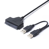 sata כבל serial כבלים חיבור התקן המחשב קשה 2.5" 22P 2.0 USB ל SATA כבל Serial ATA נייד מתאם עבור HDD / SSD כונן קשיח (3)