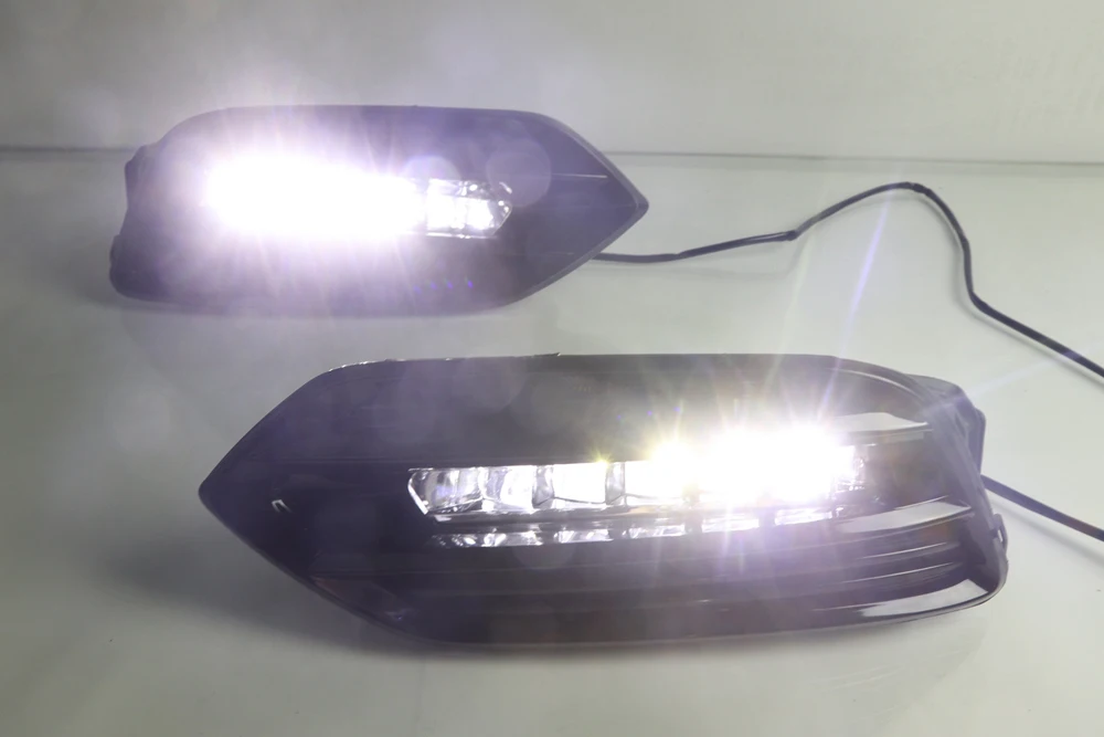 DRL для Honda Vezel HR-V Светодиодный дневной ходовой свет дневной свет с поворотной сигнальной лампой
