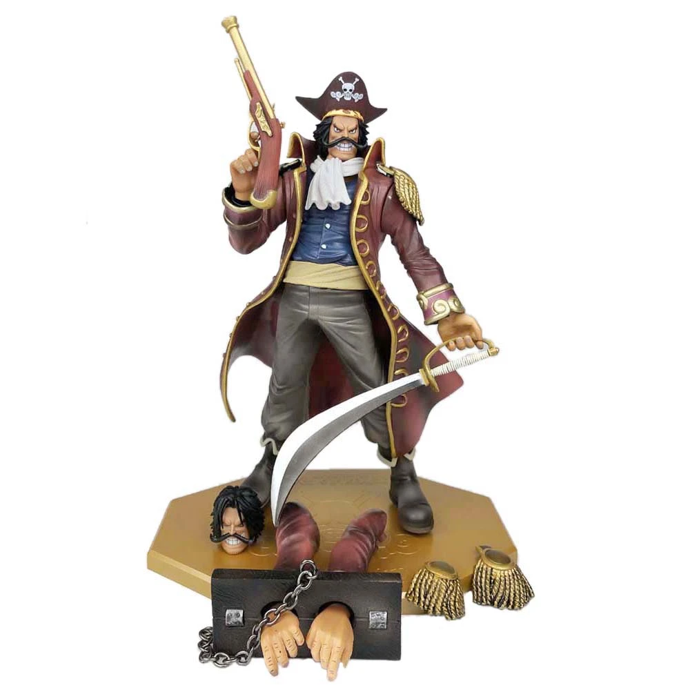 Anime One Piece Pop Gol D Roger Action Figure Pvc Removable Statue 10th Anniversary Excellent Model Toy Boy Collectibles Gifts Action Figures Aliexpress