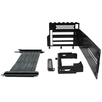 

Vertical PCI-E Bracket Graphics Card GPU VGA Mount Professional Accessories DIY Unassembled Cable Durable With 7 Slots Universal