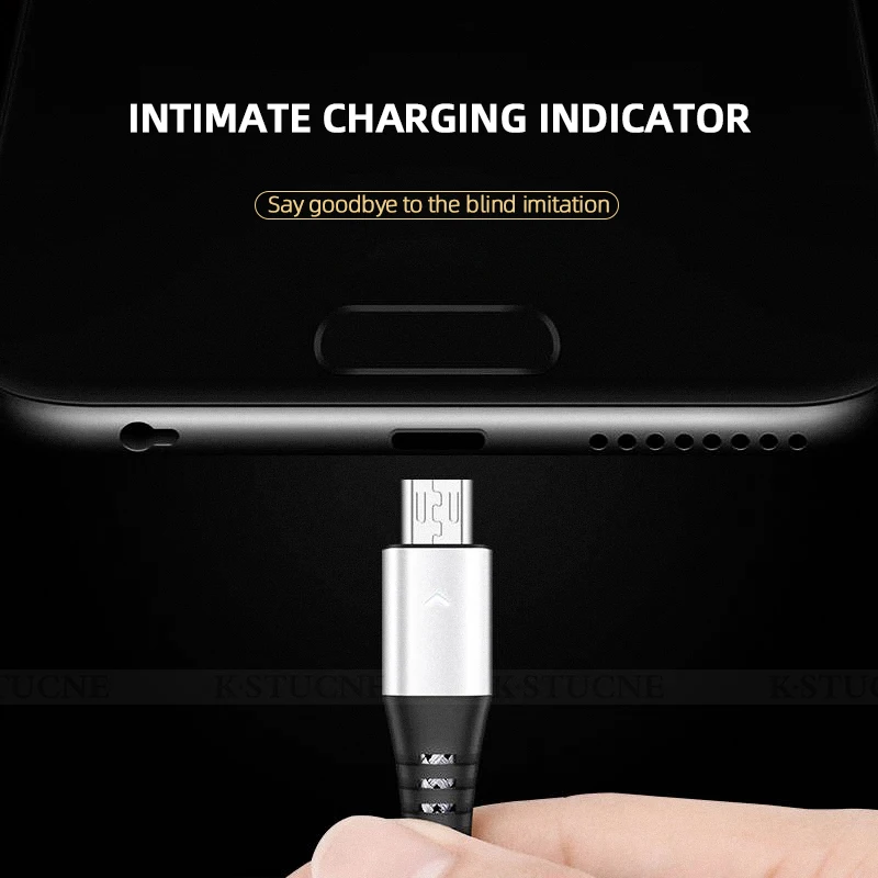 Micro USB кабель 2.4A нейлон Быстрая зарядка USB кабель для передачи данных для samsung S7 Xiaomi LG планшет Android мобильный телефон usb зарядный шнур
