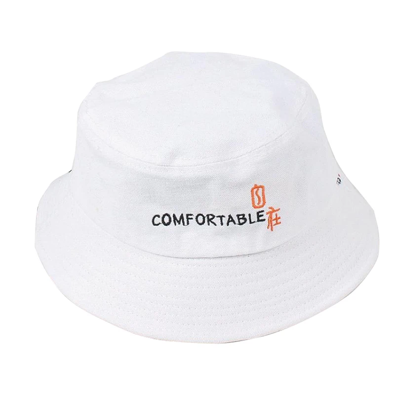 Для мужчин и Для женщин солнцезащитные Кепки Шапки удобные с нашивкой в виде надписи "ведро шляпа рыболова для путешествий на открытом воздухе - Цвет: Белый