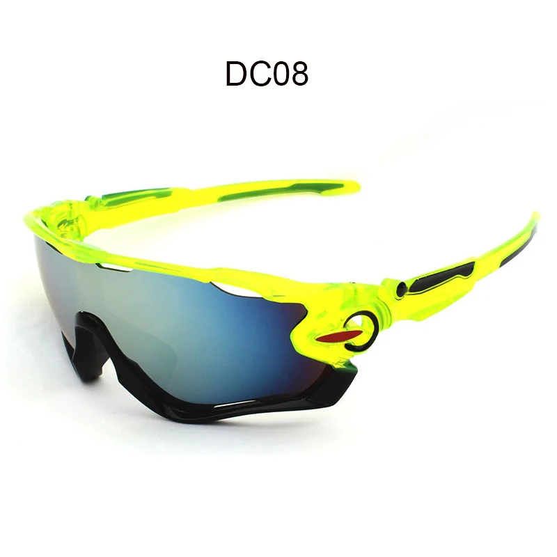 1 пара поляризованных очков для верховой езды, унисекс, для спорта на открытом воздухе, очки для горного велосипеда, UV400, солнцезащитные очки, очки для рыбалки, солнцезащитные очки - Цвет: DC08
