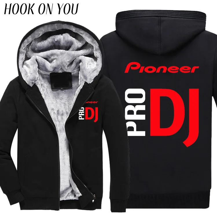 3 DJ Pioneer PRO куртка Мужская Уличная Толстовка с длинным рукавом Толстая теплая шерстяная куртка Мужские куртки зимнее пальто - Цвет: 3