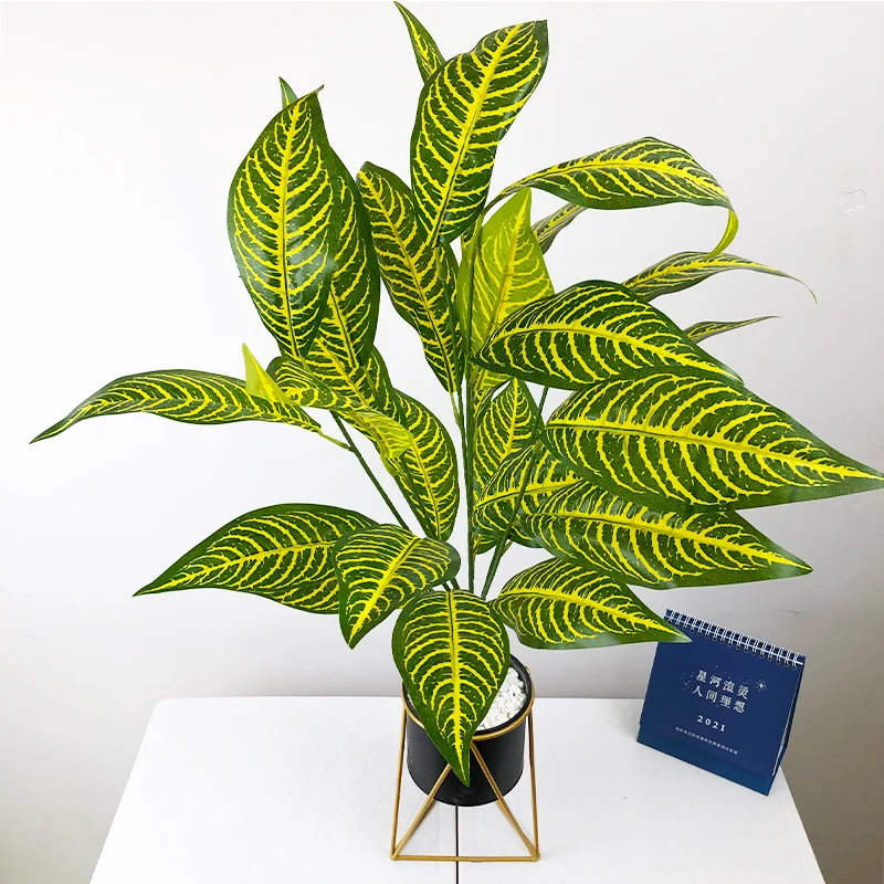 

Вилки тропические 75 см, 26 цветов, большие искусственные ветви дерева, поддельная Магнолия, листья, пластиковая Пальма для украшения дома и о...