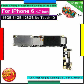 

For IPhone 6 Motherboard 16GB 64GB 128GB Without Touch ID Unlock Disassembly Mainboard Good Working Logic Board Tested Functions
