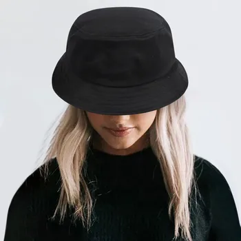 

top selling in 2020 Summer Men And Women Foldable Pure Color Fisherman Hat Sun Hat Bucket Cap Support Wholesale and Dropshipping