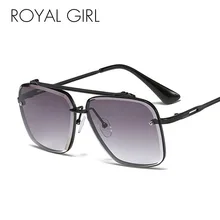Королевская девушка модный бренд дизайн для женщин и мужчин винтажные женские солнцезащитные очки пилота мужские женские заклепки UV400 ss647