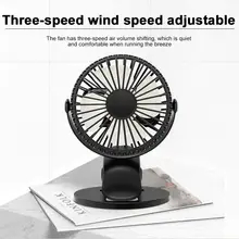 Вентилятор портативный вентилятор клип вентилятор милый нежный мини ABS Открытый Кондиционер путешествия летний подарок USB Перезаряжаемый Настольный