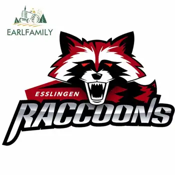 

EARLFAMILY 13cm x 9cm For RACCOONS Car Accessories Car Sticker Waterproof Motorcycle Scratch-Proof Vinyl Decal Decoration Gift