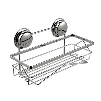 

Suction Cup Deep Shower Caddy Bath Wall Shelf for Large Shampoo Shower Gel Holder Bathroom Storage - Rustproof Stainless Steel
