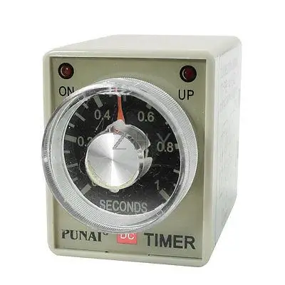 

AH3-2 DC 24V 8 Pins DPDT 0-1 Seconds 1Sec Power on Delay Timer Time Relay