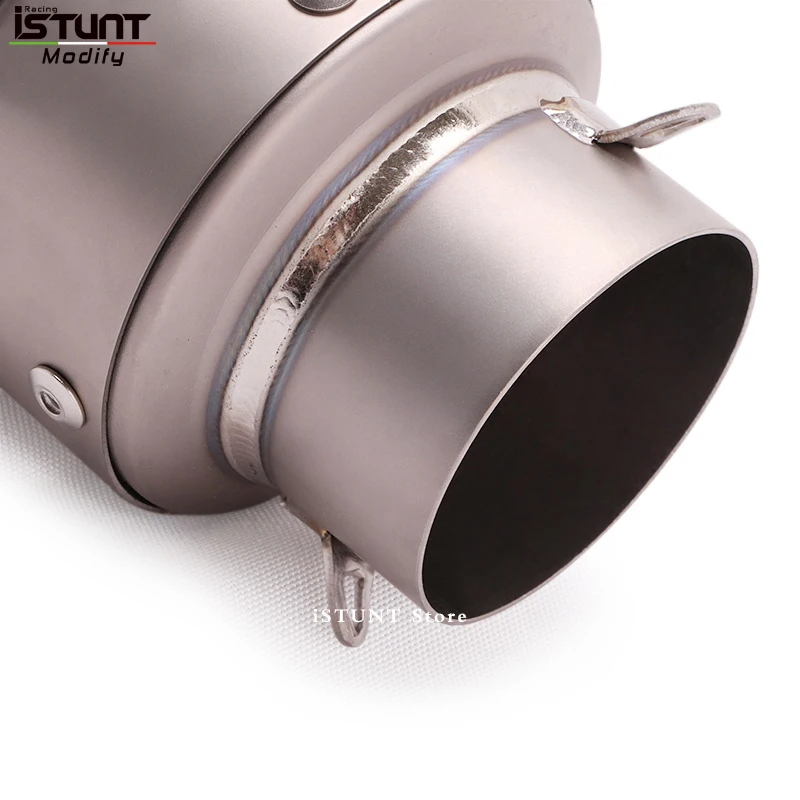 US $258.75 Slip On For Duke790 DUKE 790 Full System Exhaust Escape Modified Titanium Alloy Front Mid Link Pipe Muffler Motorcycle Exhaust